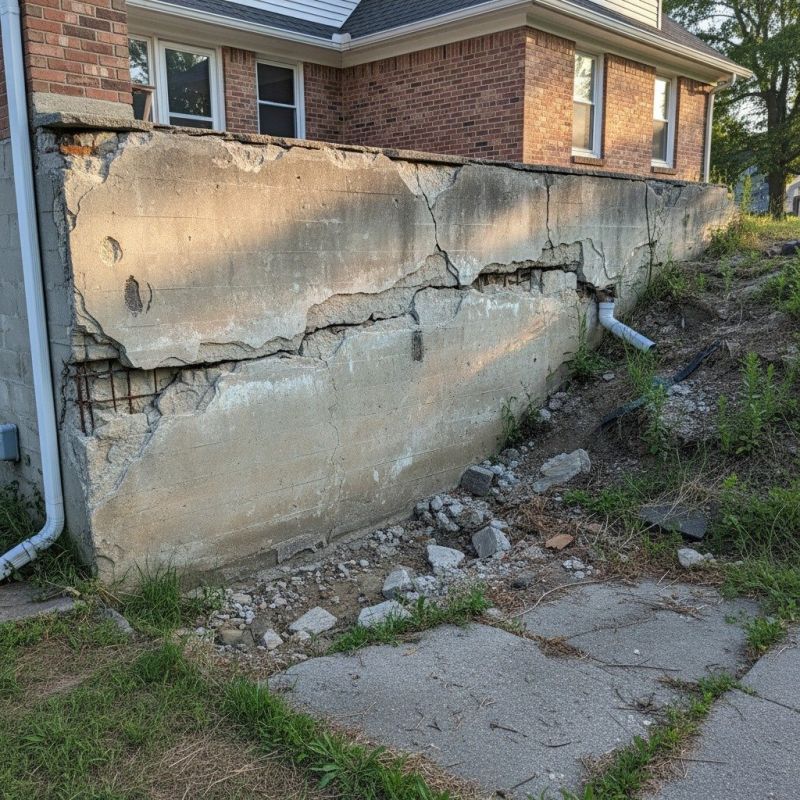 Cracked Foundation Repair detail